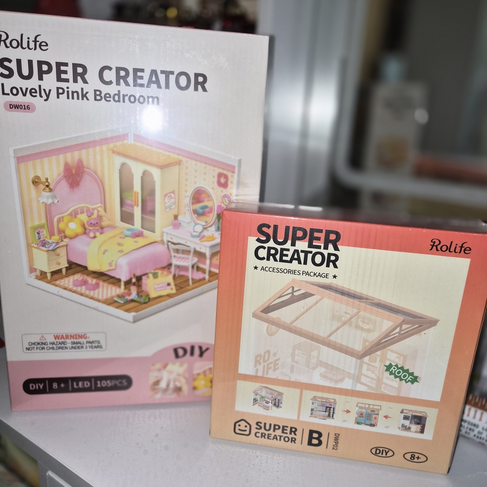 Rolife Super Creator Lovely Pink Bedroom Set